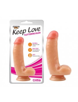 Keep Love 17.2cm Gerçekçi Dildo - Fluttering