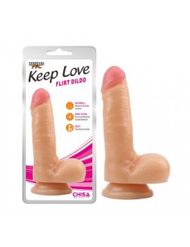 Keep Love 18cm Gerçekçi Dildo - Flirt